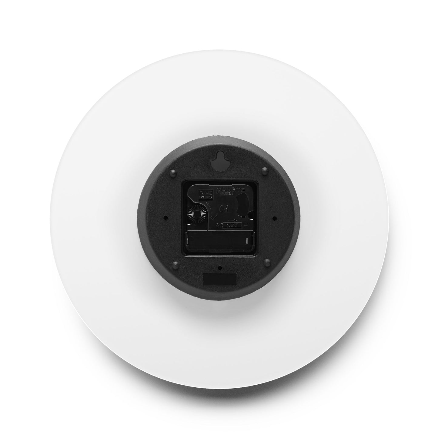 Vintage Roman Numeral Acrylic Wall Clock — Black Ornate Medallion Design