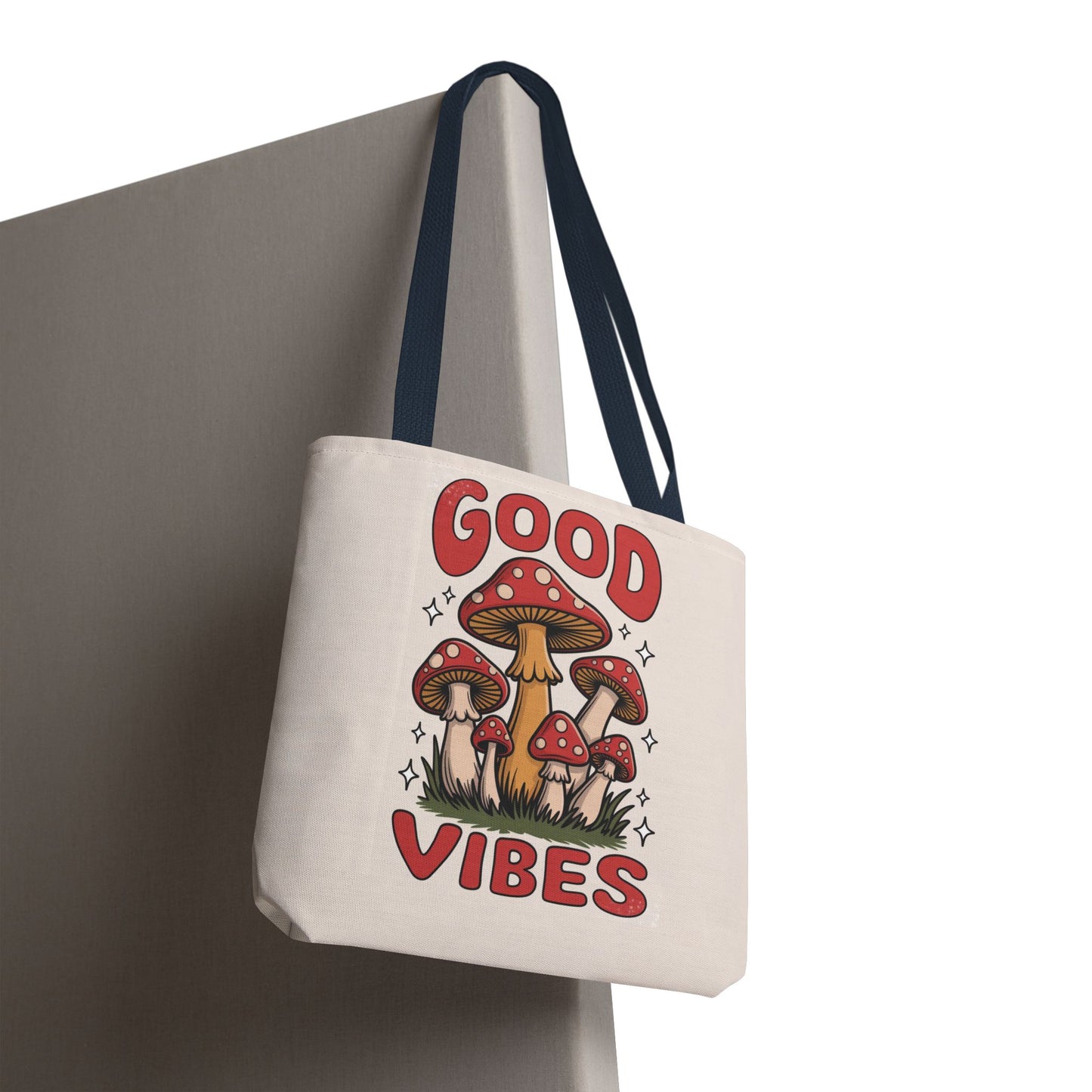 Good Vibes Mushroom Tote Bag
