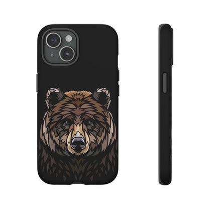 Bear Head Phone Case — Rugged Wildlife iPhone Cover