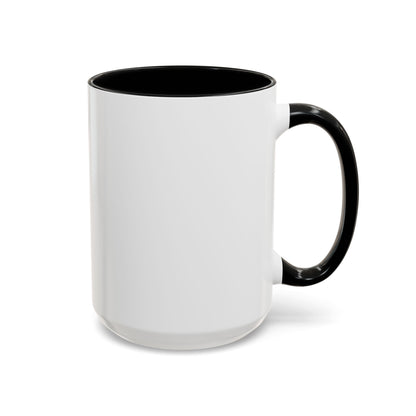 Accent Coffee Mug — Black Interior/Handle Ceramic Coffee Cup