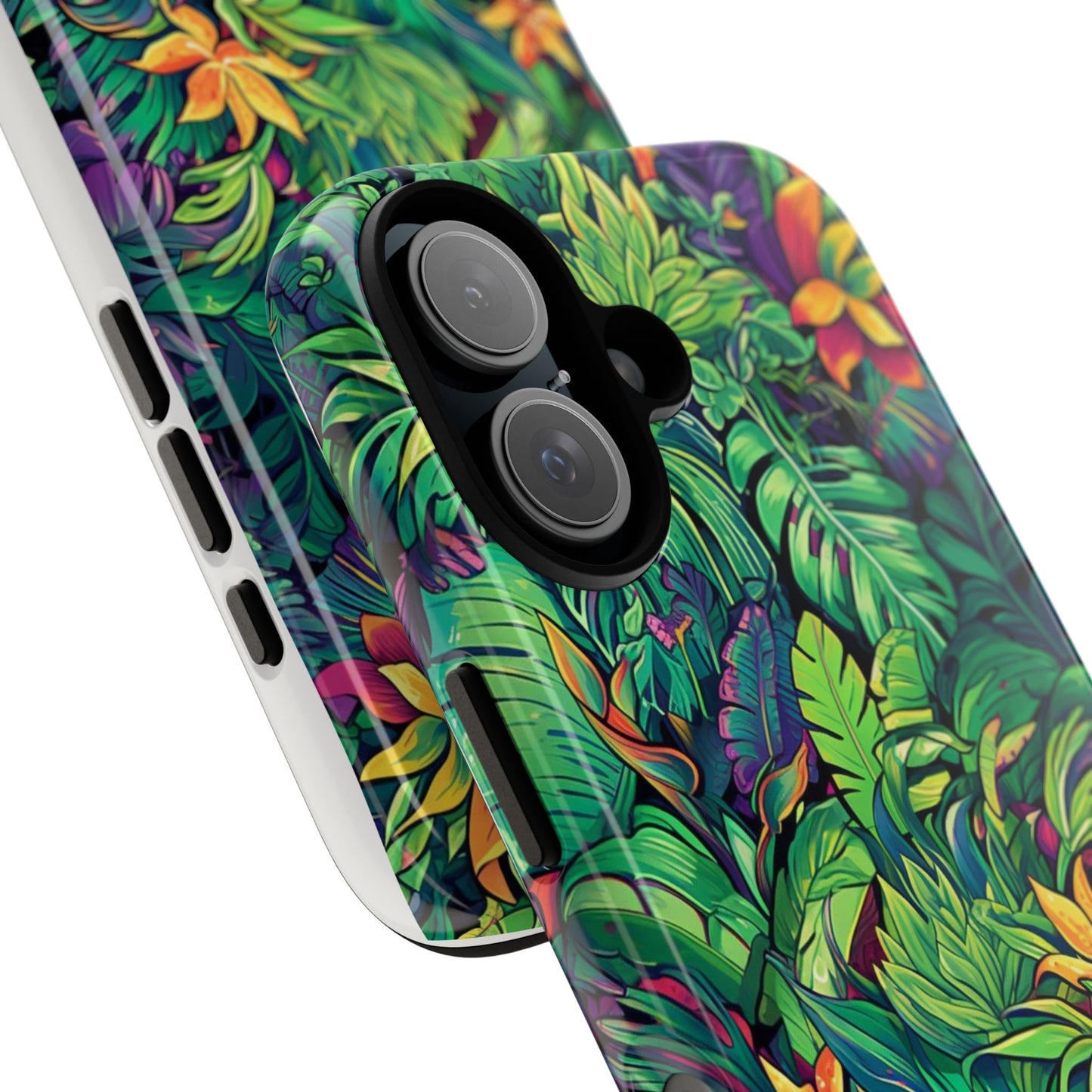 Tropical Jungle Phone Case — Vibrant Botanical Protective Cover