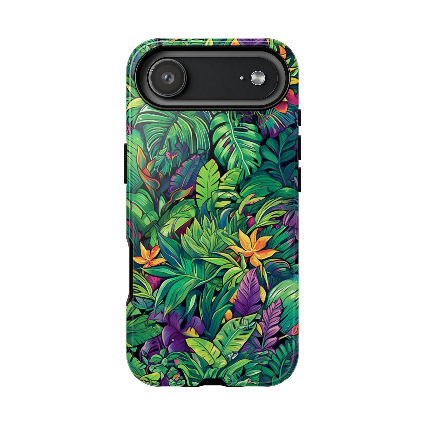 Tropical Jungle Phone Case — Vibrant Botanical Protective Cover