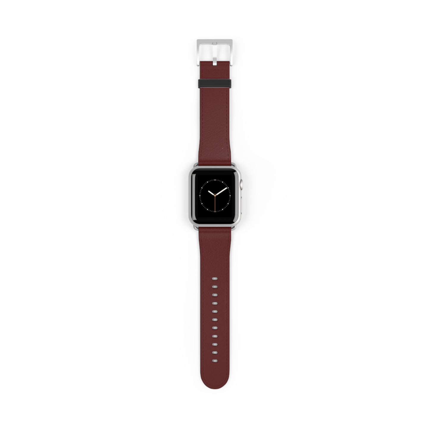 Leather Apple Watch Band — Maroon Classic Replacement Strap