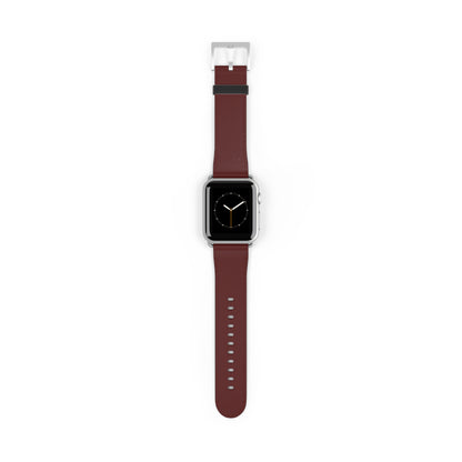 Leather Apple Watch Band — Maroon Classic Replacement Strap