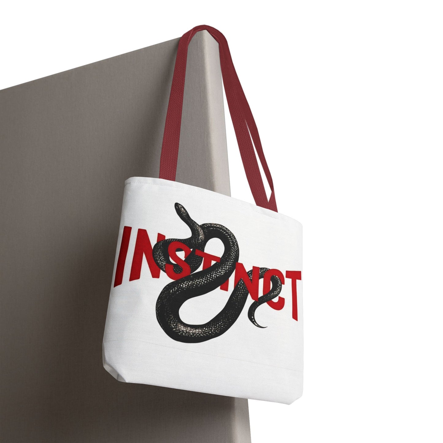 Tote Bag — "Instinct" Snake Graphic Tote (AOP)