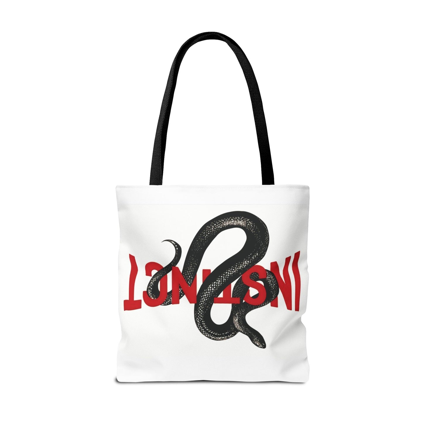 Tote Bag — "Instinct" Snake Graphic Tote (AOP)
