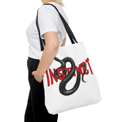 Tote Bag — "Instinct" Snake Graphic Tote (AOP)