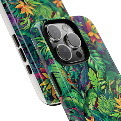 Tropical Jungle Phone Case — Vibrant Botanical Protective Cover