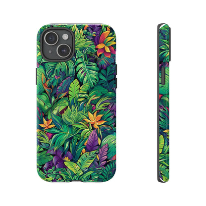 Tropical Jungle Phone Case — Vibrant Botanical Protective Cover