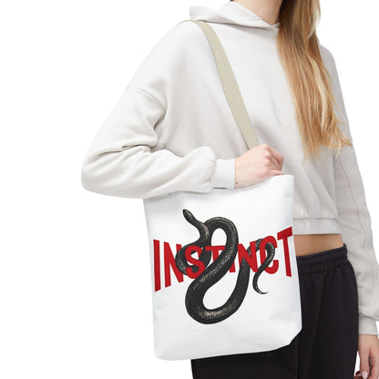 Tote Bag — "Instinct" Snake Graphic Tote (AOP)