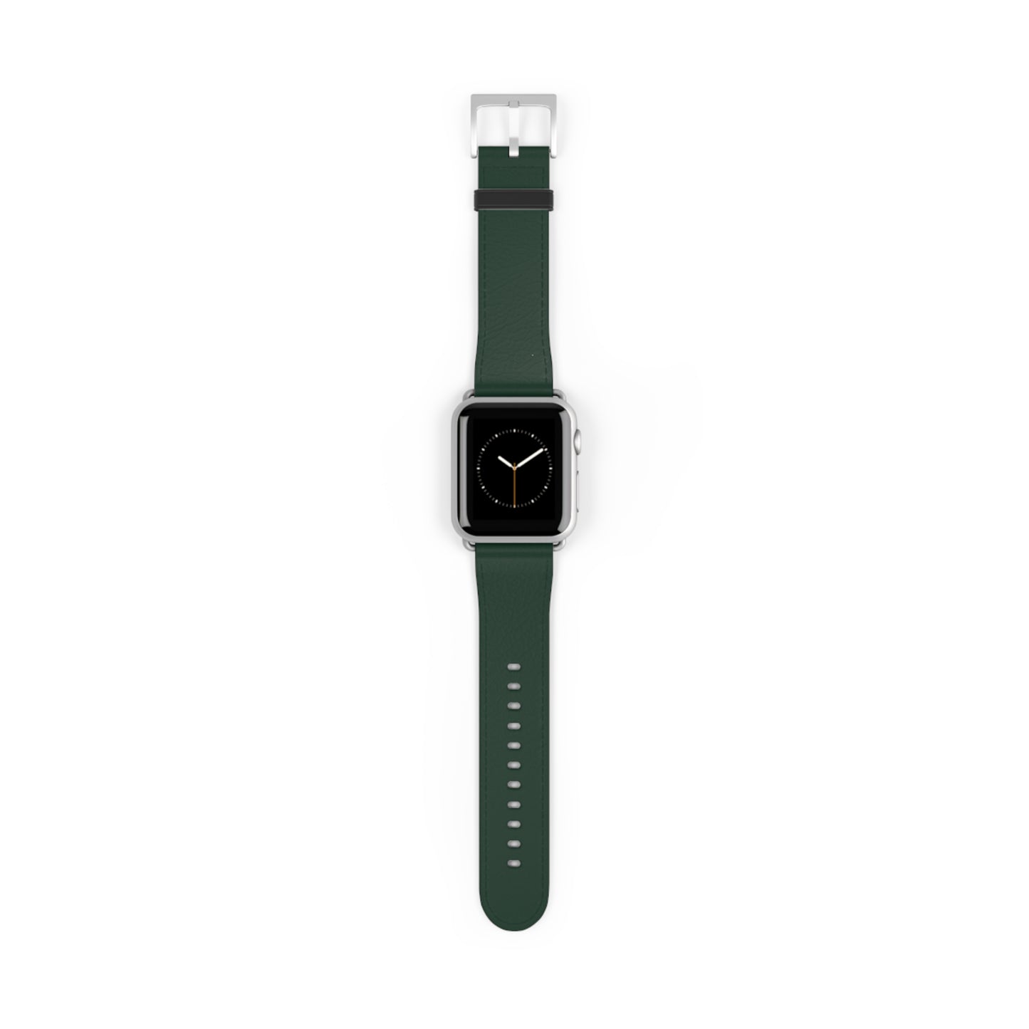 Forest Green Leather Watch Band — Classic Apple Watch Strap