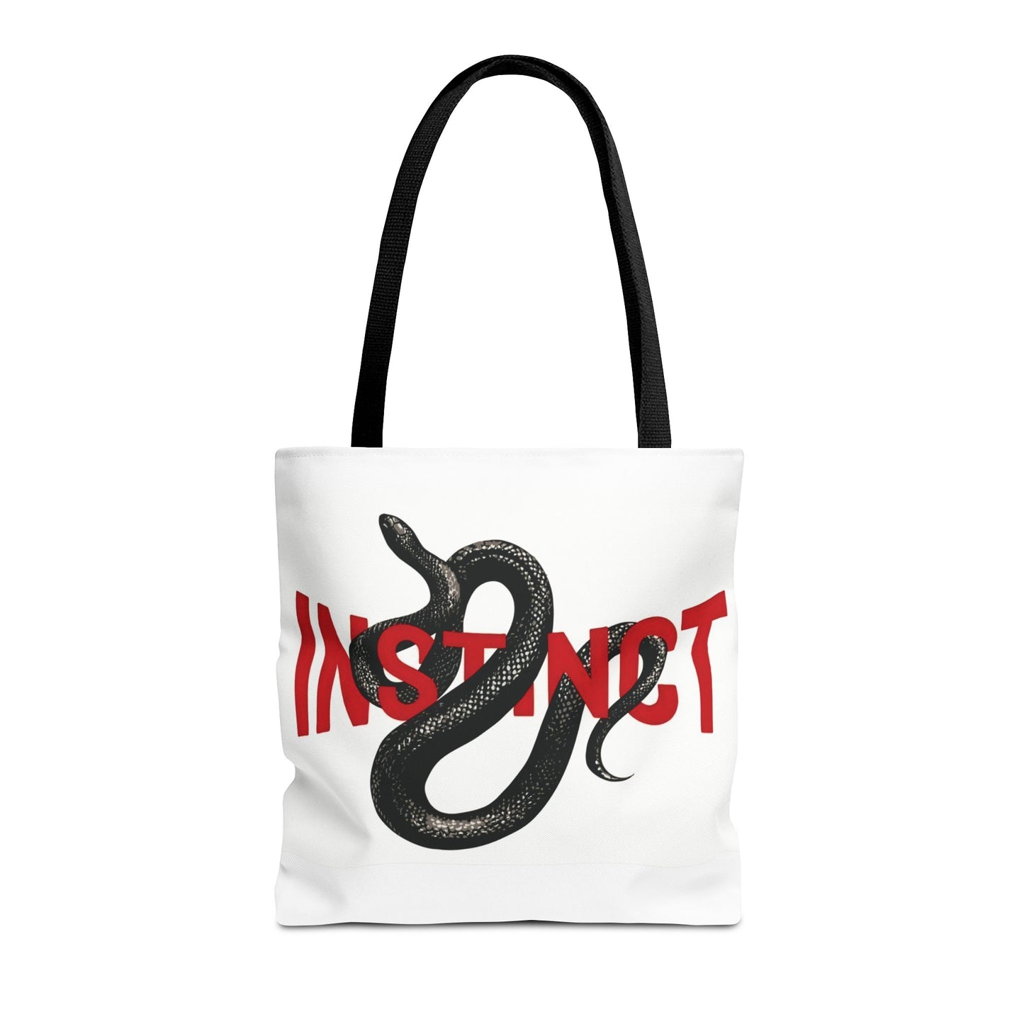Tote Bag — "Instinct" Snake Graphic Tote (AOP)
