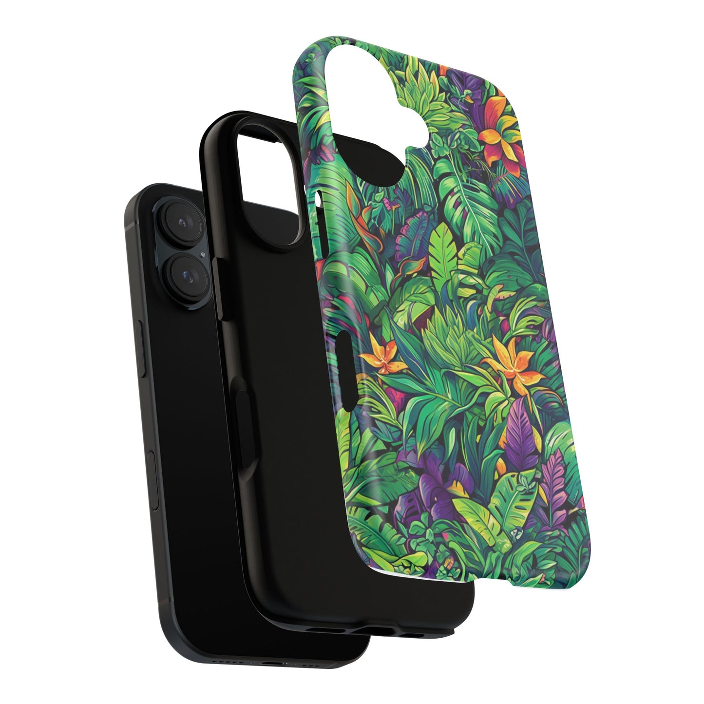 Tropical Jungle Phone Case — Vibrant Botanical Protective Cover