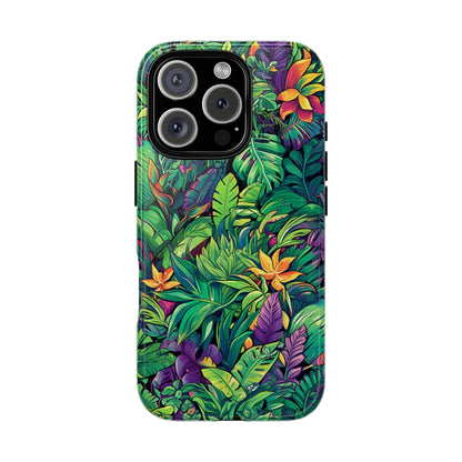 Tropical Jungle Phone Case — Vibrant Botanical Protective Cover