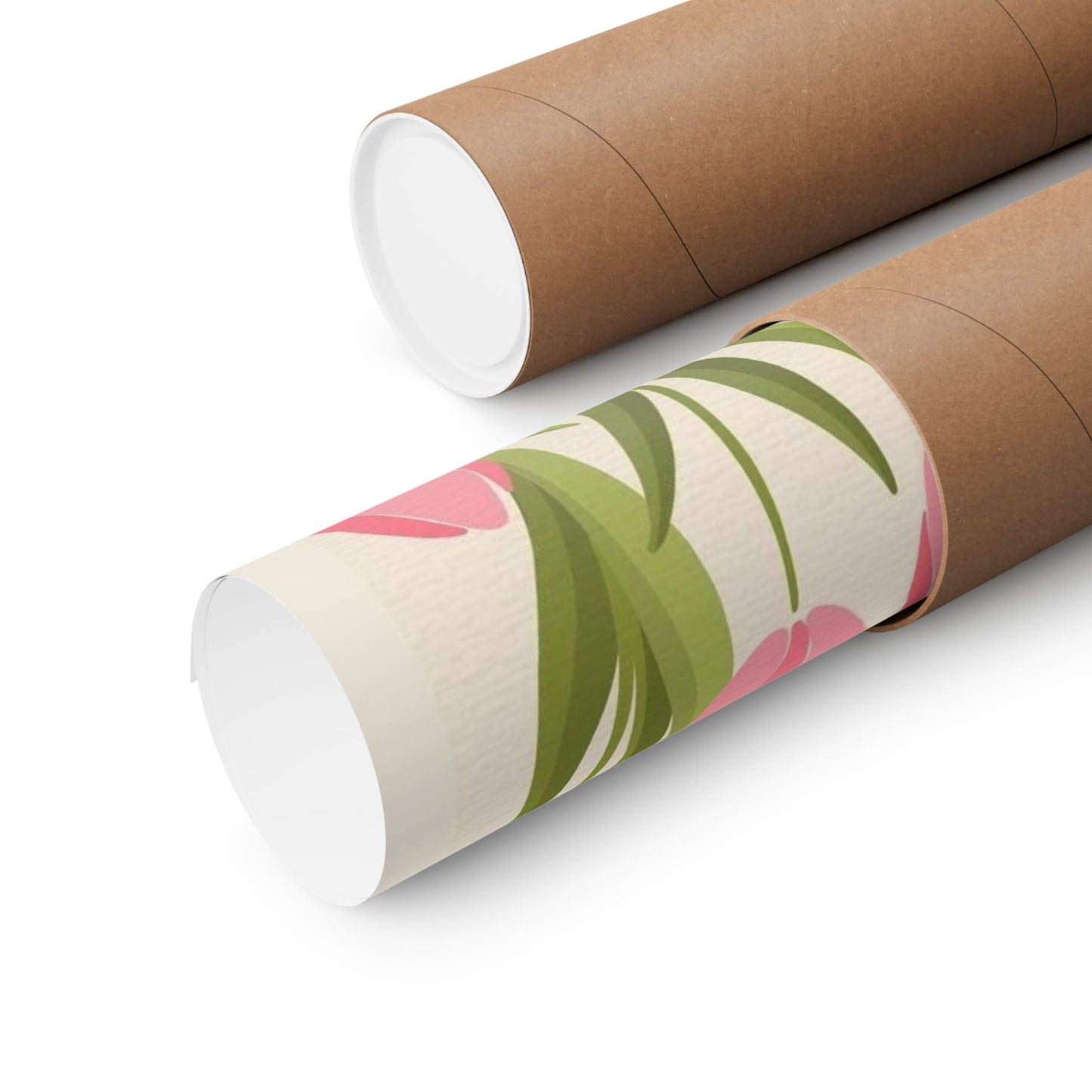 Netherlands Flower Market Poster – Pink Tulip Matte Vertical Art Print