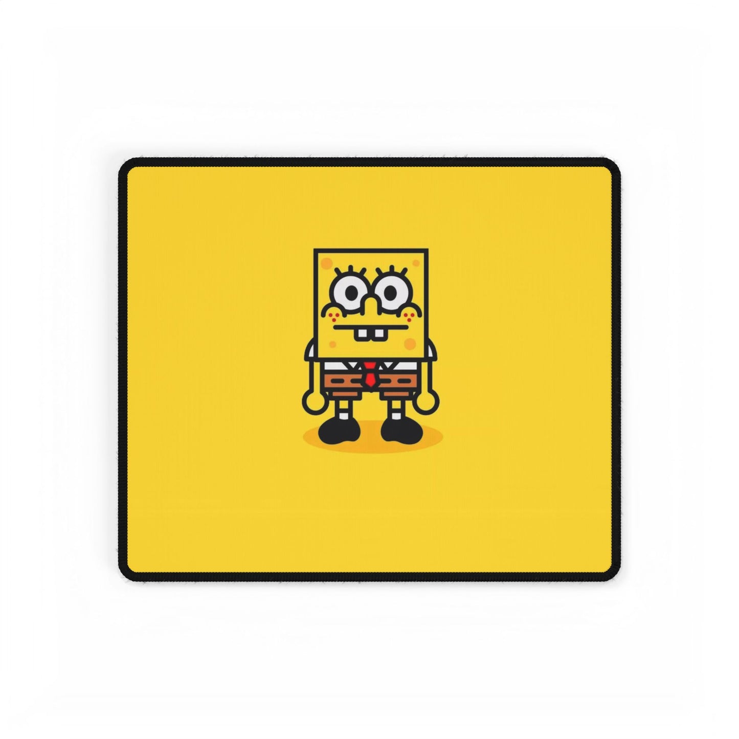 Sponge Character Desk Mat - Yellow Cartoon Gaming Mouse Pad