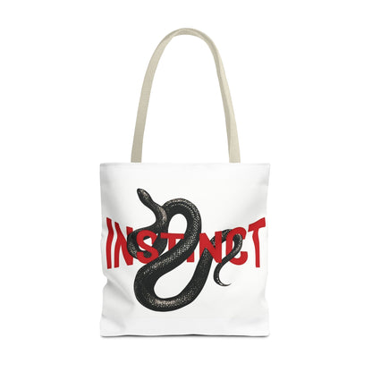Tote Bag — "Instinct" Snake Graphic Tote (AOP)