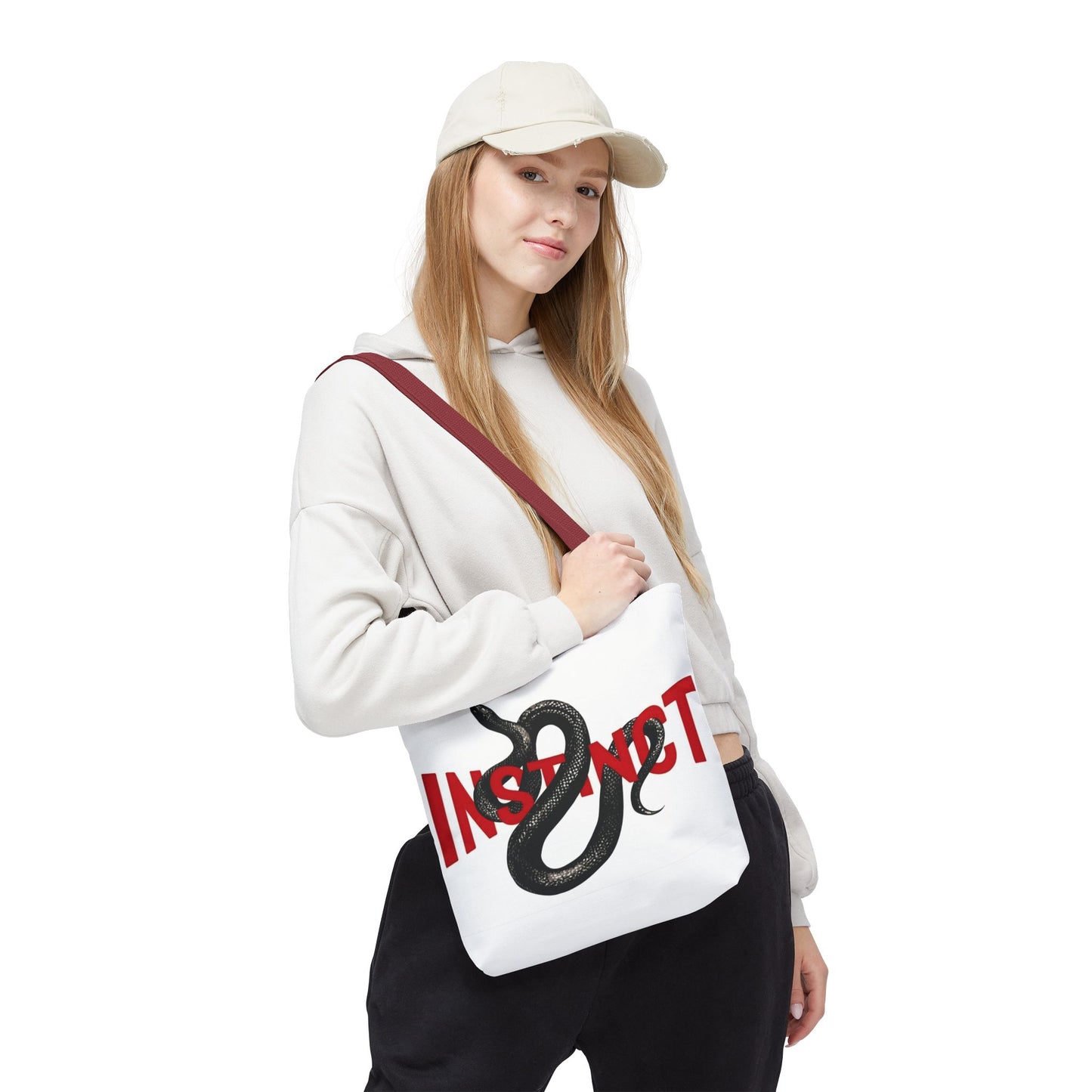 Tote Bag — "Instinct" Snake Graphic Tote (AOP)