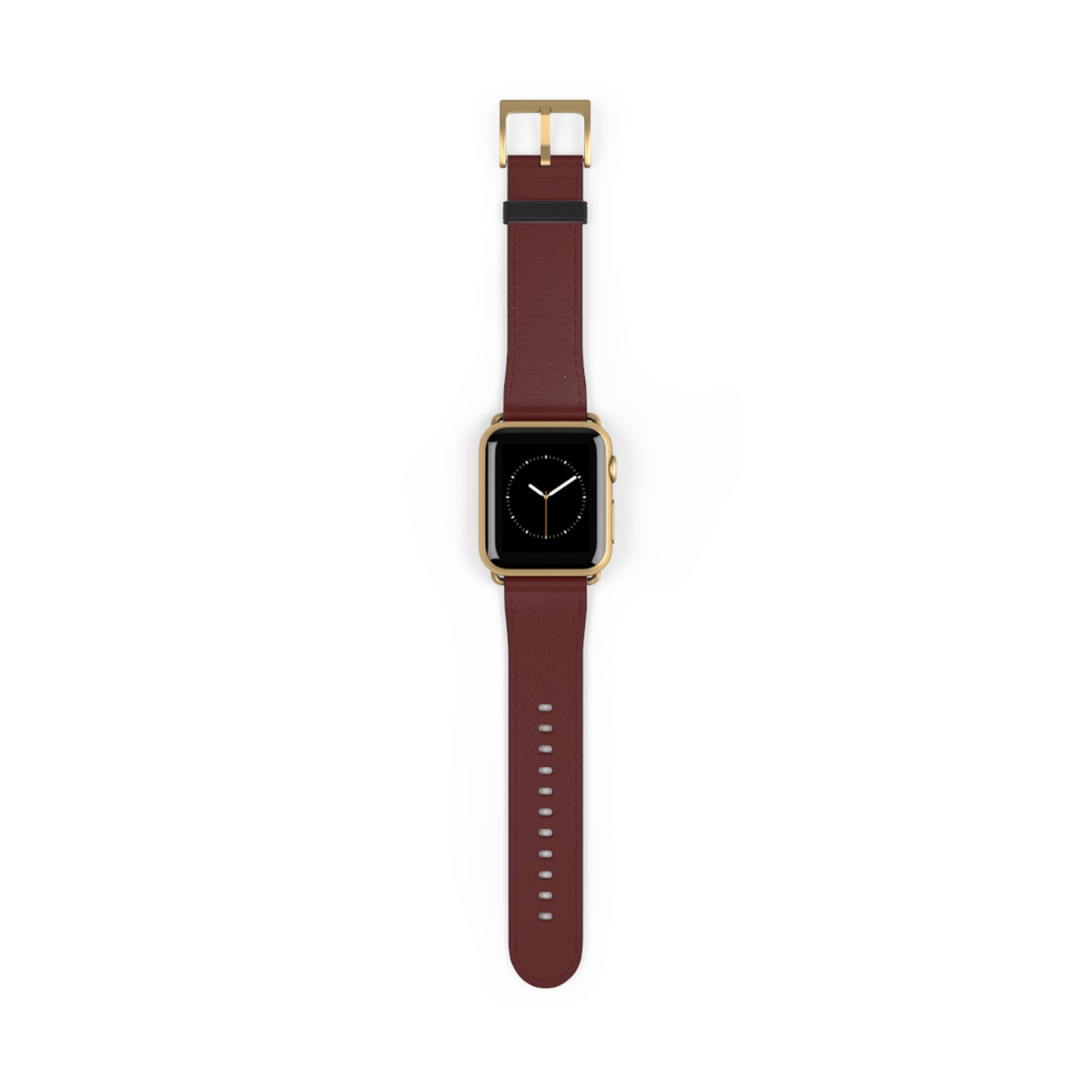 Leather Apple Watch Band — Maroon Classic Replacement Strap