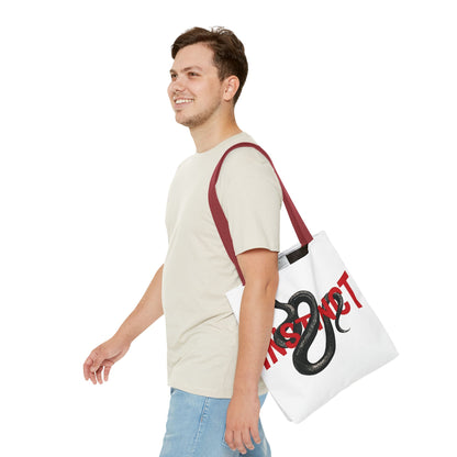 Tote Bag — "Instinct" Snake Graphic Tote (AOP)