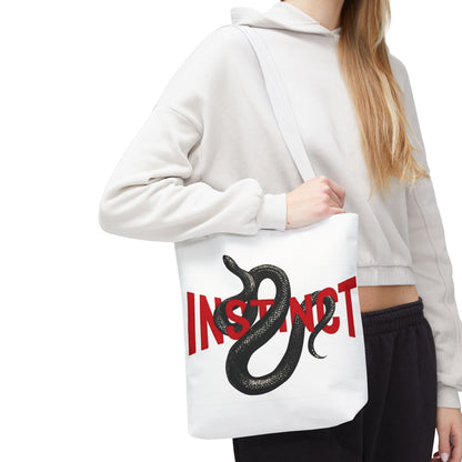 Tote Bag — "Instinct" Snake Graphic Tote (AOP)