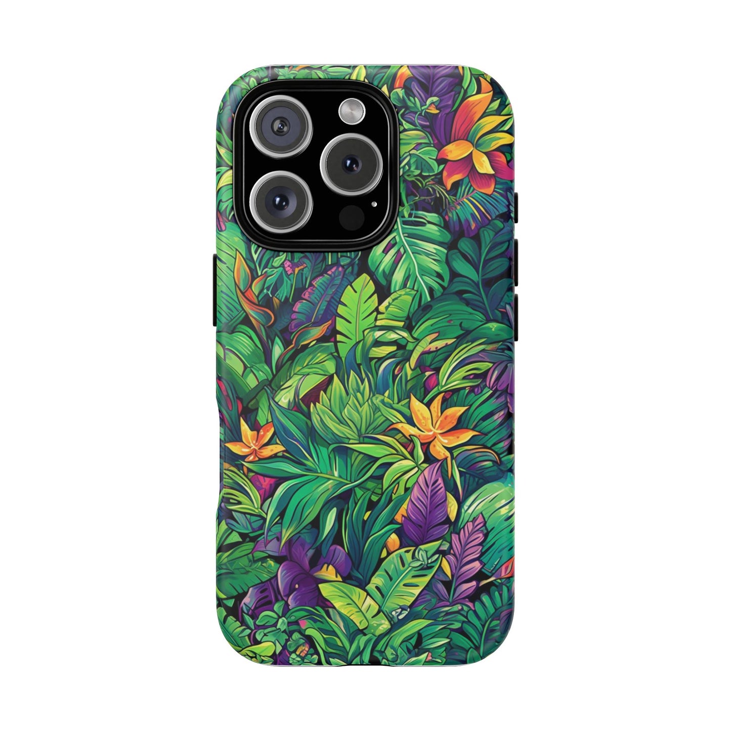 Tropical Jungle Phone Case — Vibrant Botanical Protective Cover