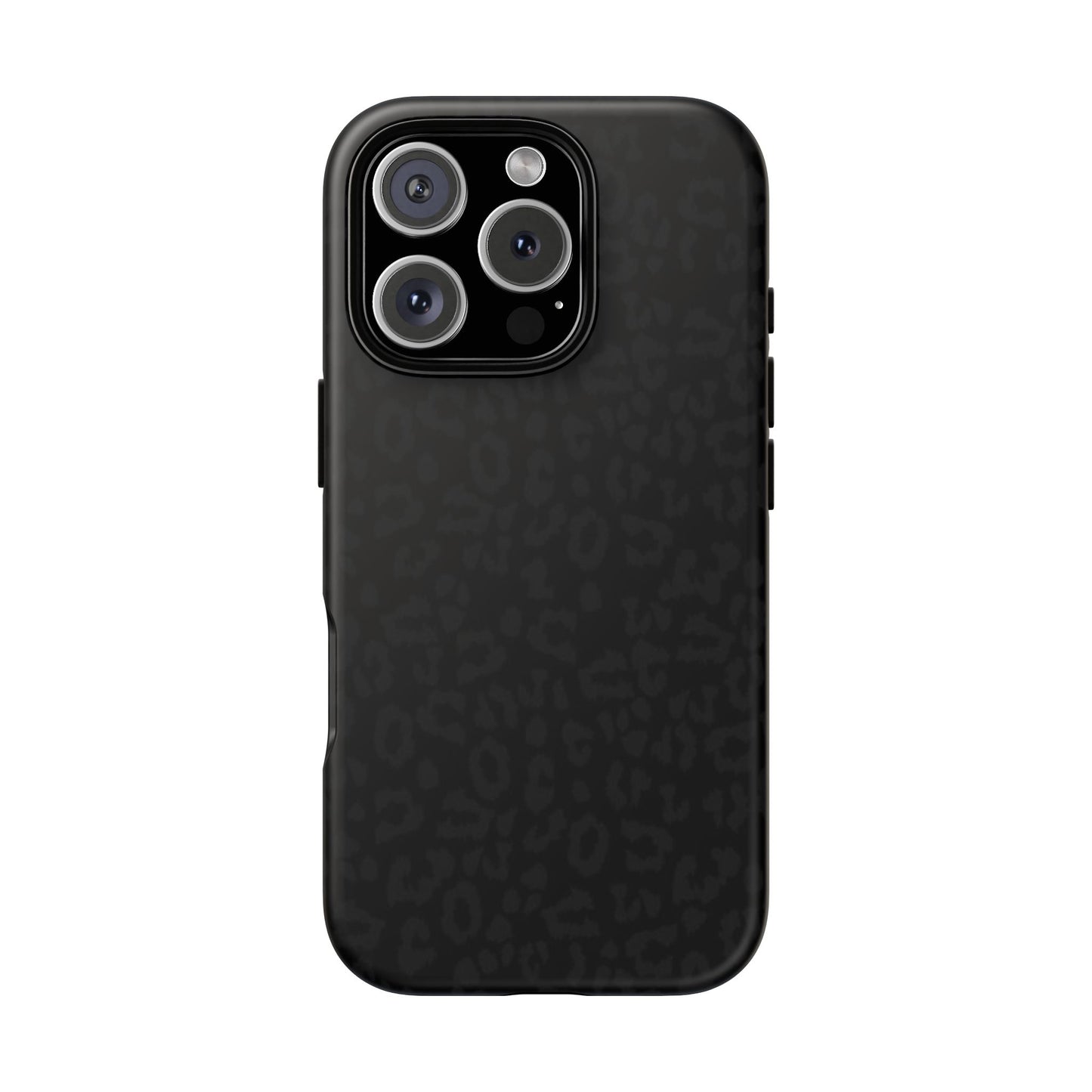 Black Leopard Tough Phone Case — Slim Protective iPhone Cover