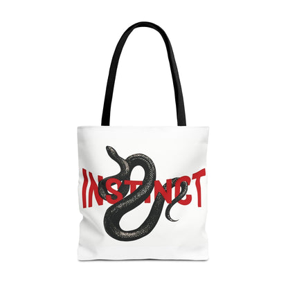 Tote Bag — "Instinct" Snake Graphic Tote (AOP)