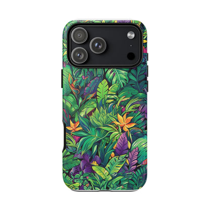 Tropical Jungle Phone Case — Vibrant Botanical Protective Cover