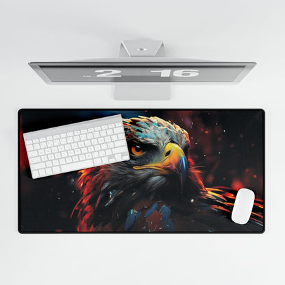 Eagle Head Gaming Desk Mat — Majestic Eagle Mouse Pad for PC & Office