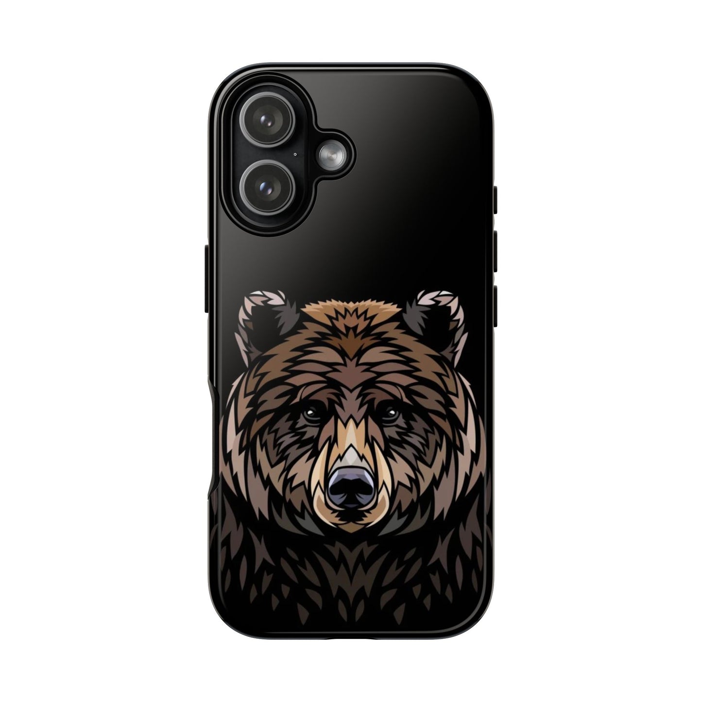 Bear Head Phone Case — Rugged Wildlife iPhone Cover