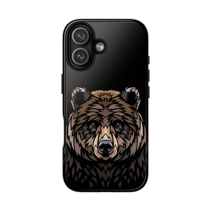 Bear Head Phone Case — Rugged Wildlife iPhone Cover