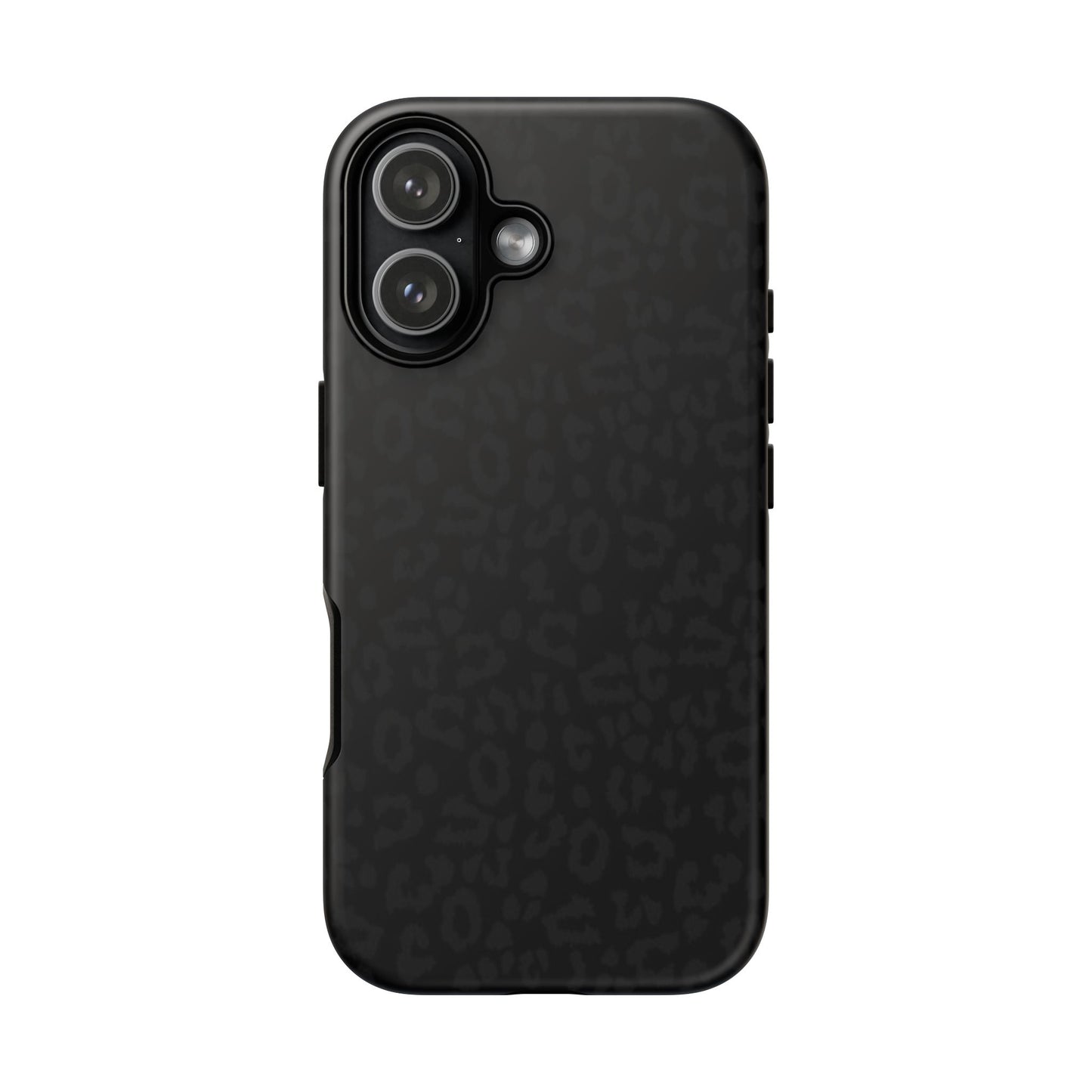 Black Leopard Tough Phone Case — Slim Protective iPhone Cover