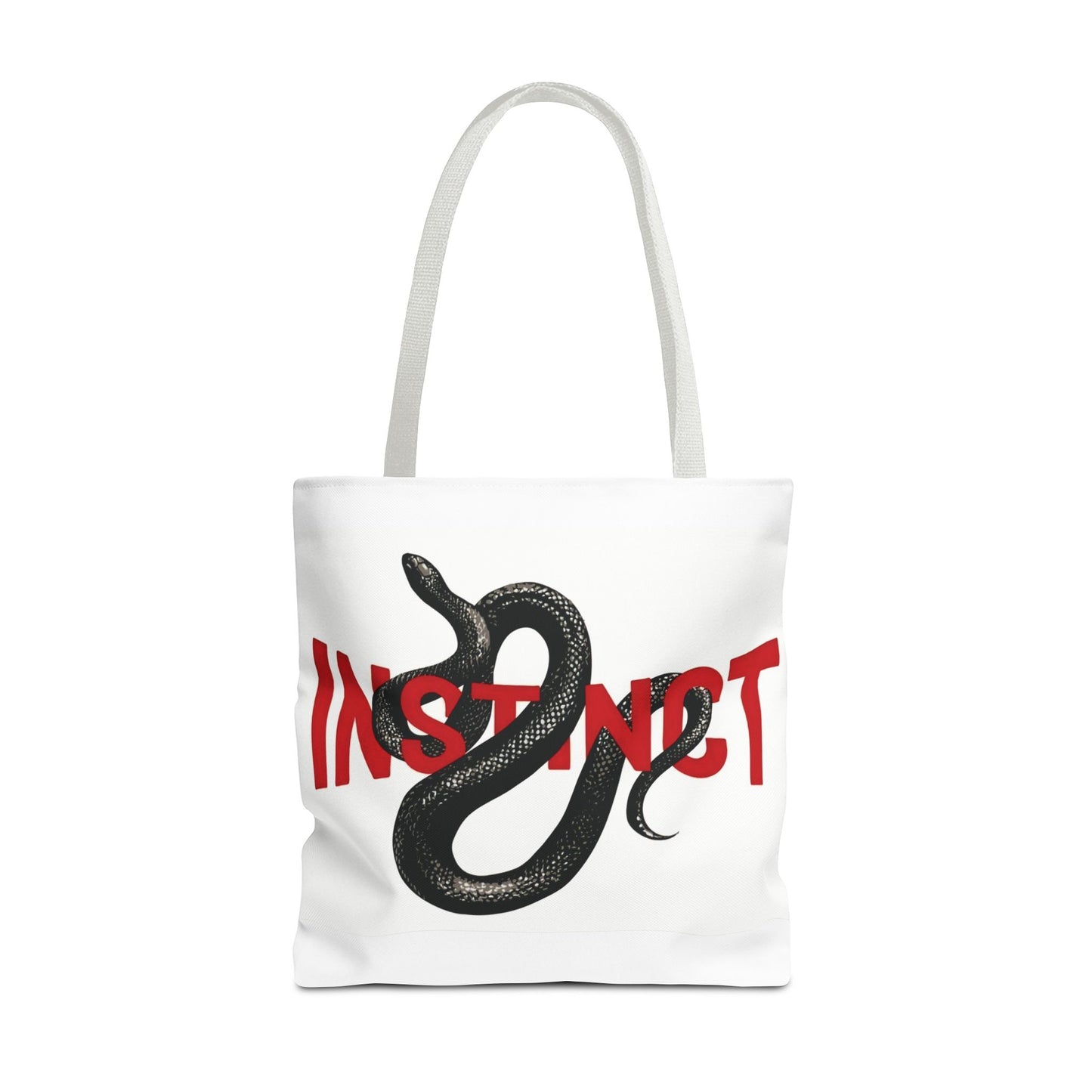 Tote Bag — "Instinct" Snake Graphic Tote (AOP)
