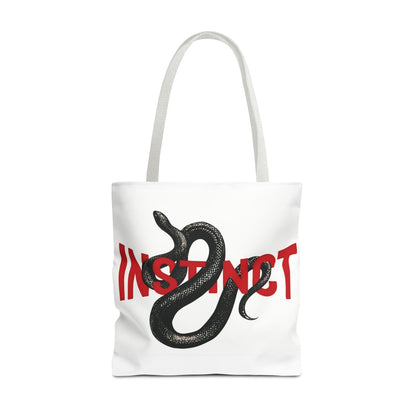 Tote Bag — "Instinct" Snake Graphic Tote (AOP)
