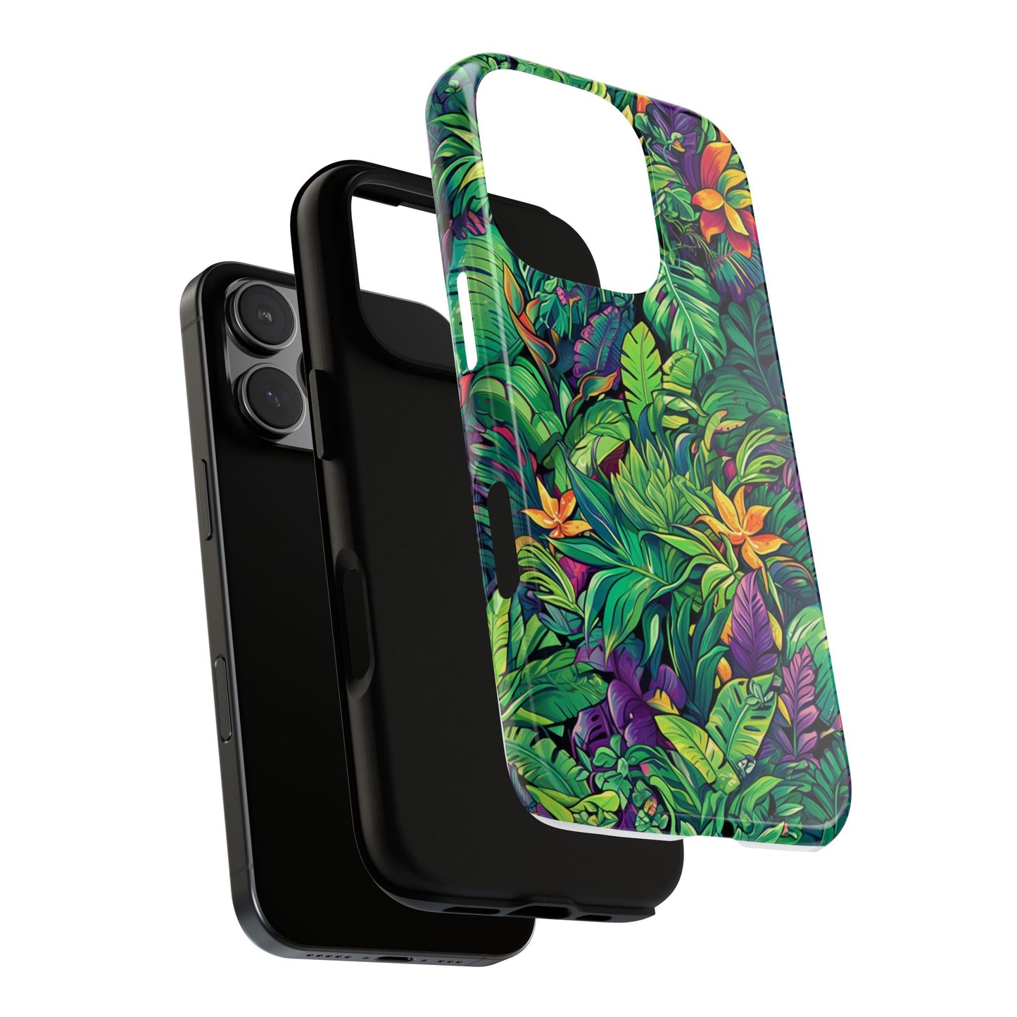 Tropical Jungle Phone Case — Vibrant Botanical Protective Cover