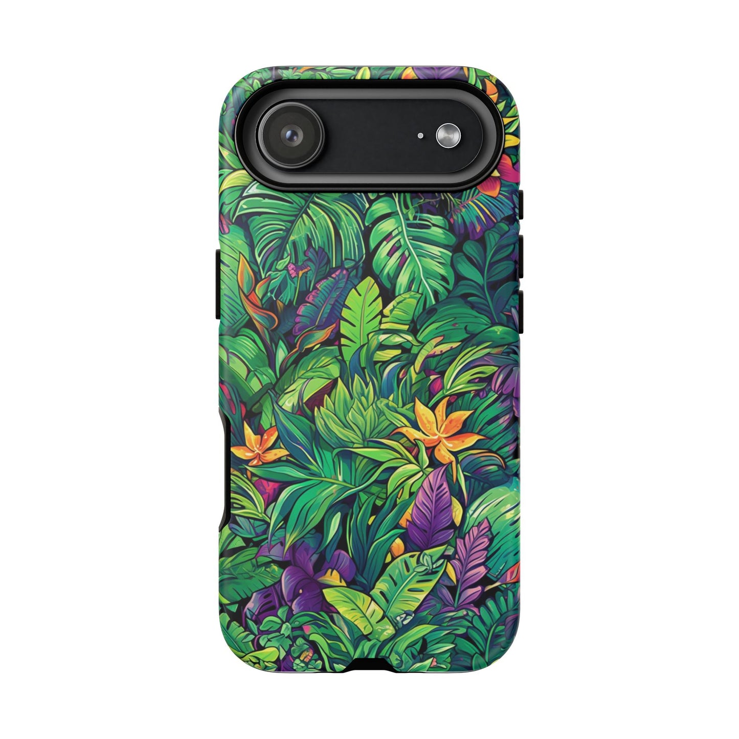 Tropical Jungle Phone Case — Vibrant Botanical Protective Cover