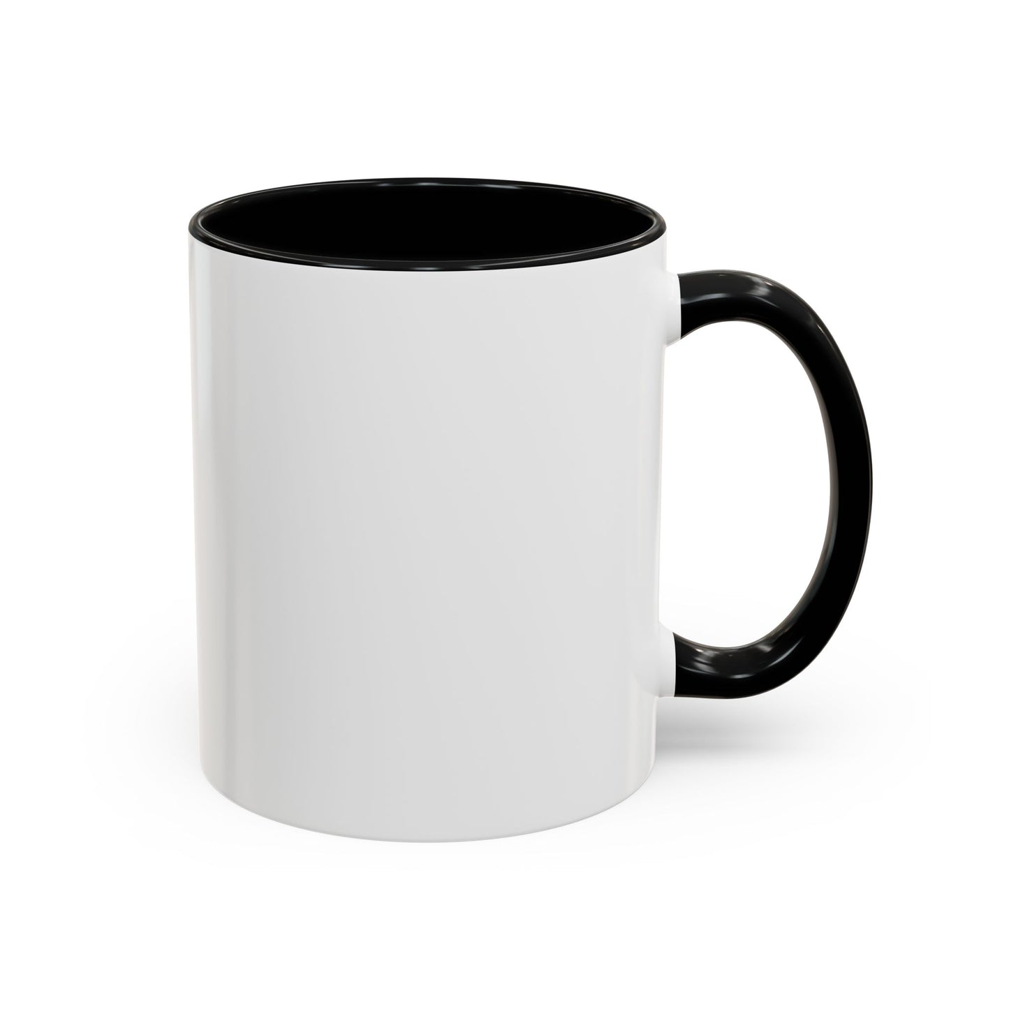 Accent Coffee Mug — Black Interior/Handle Ceramic Coffee Cup