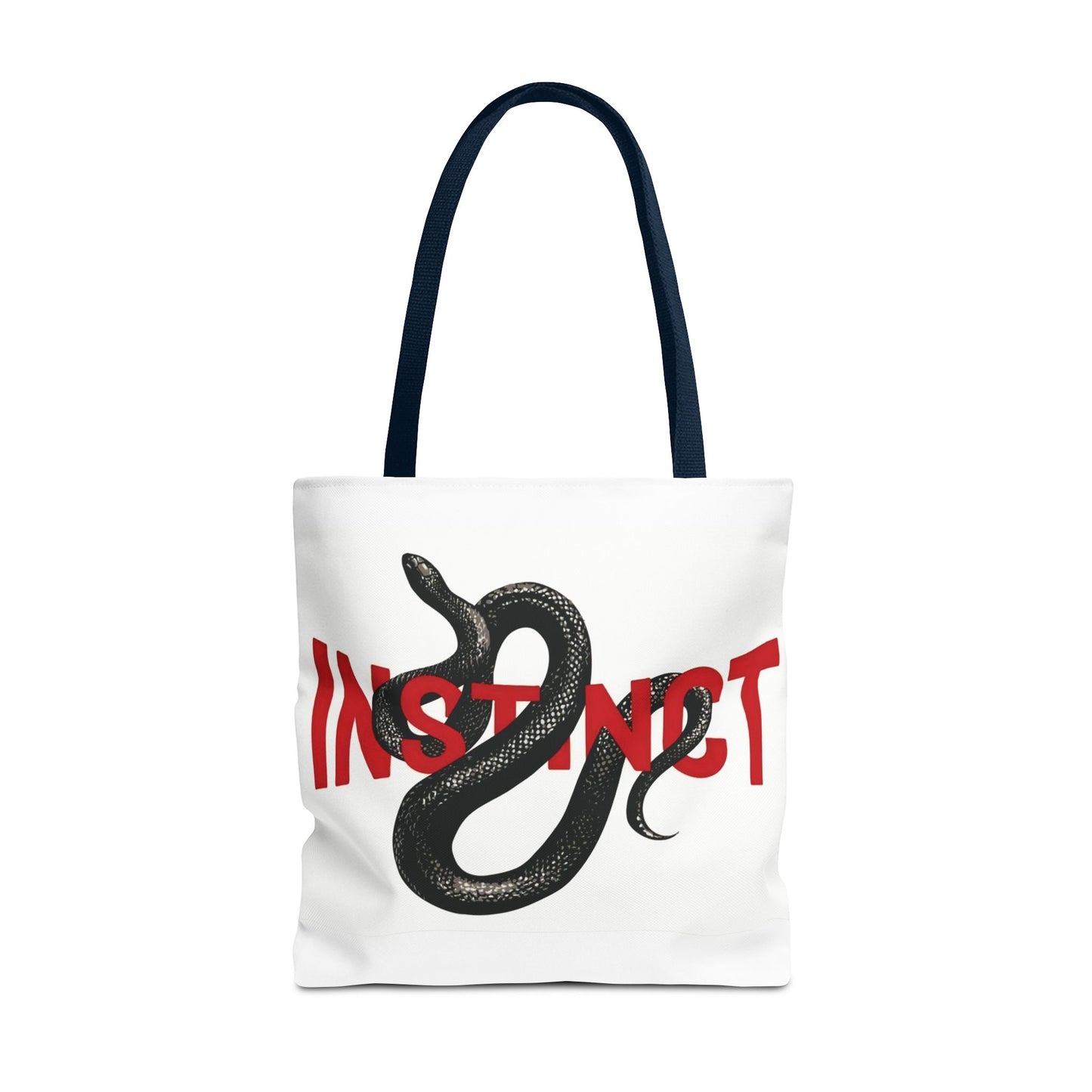 Tote Bag — "Instinct" Snake Graphic Tote (AOP)