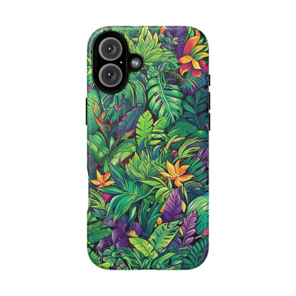 Tropical Jungle Phone Case — Vibrant Botanical Protective Cover