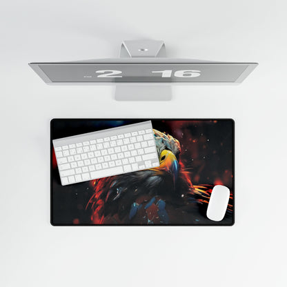 Eagle Head Gaming Desk Mat — Majestic Eagle Mouse Pad for PC & Office