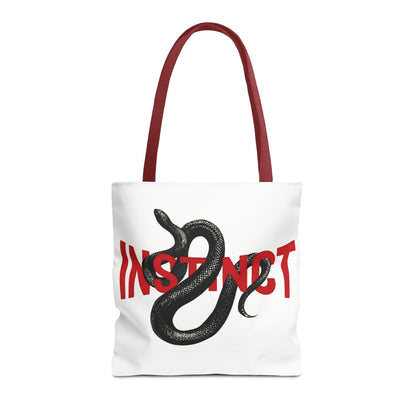 Tote Bag — "Instinct" Snake Graphic Tote (AOP)