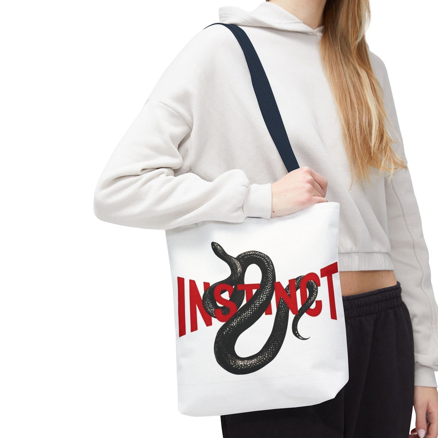 Tote Bag — "Instinct" Snake Graphic Tote (AOP)