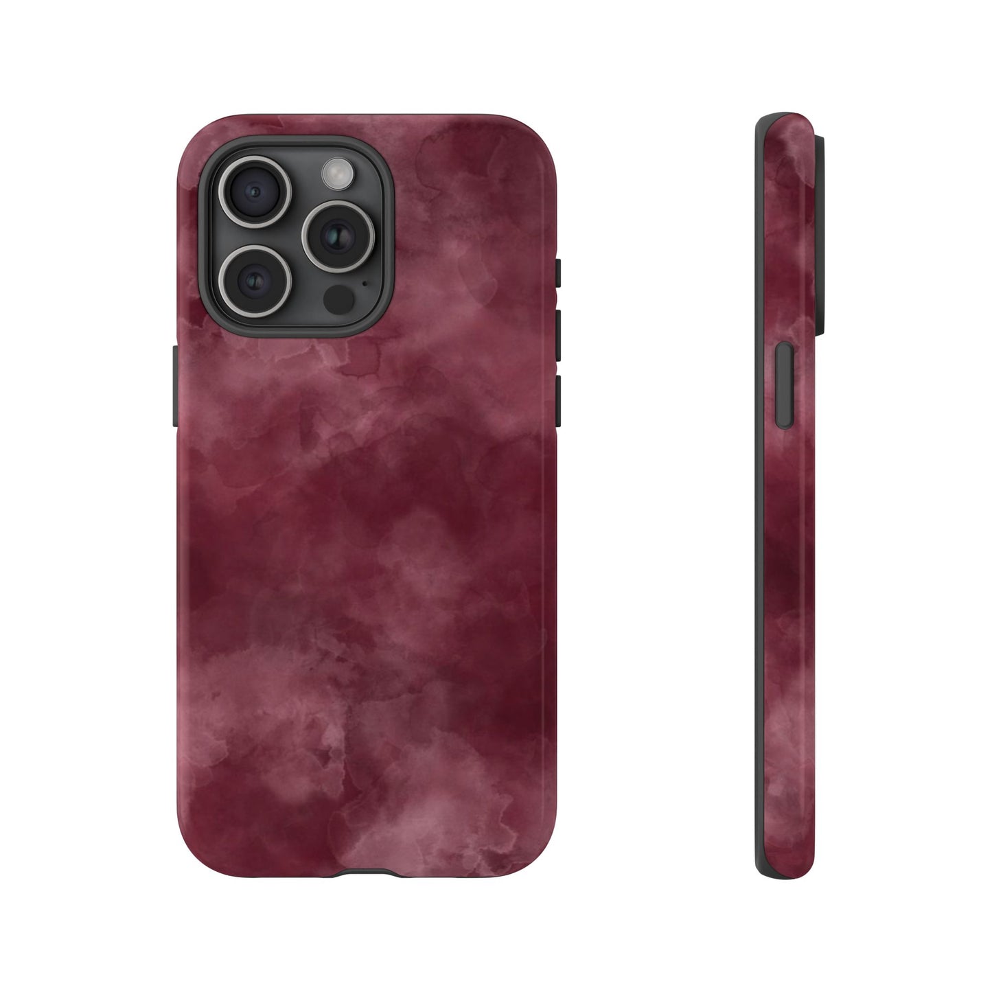 Burgundy Marble Protective Phone Case — Tough Cases