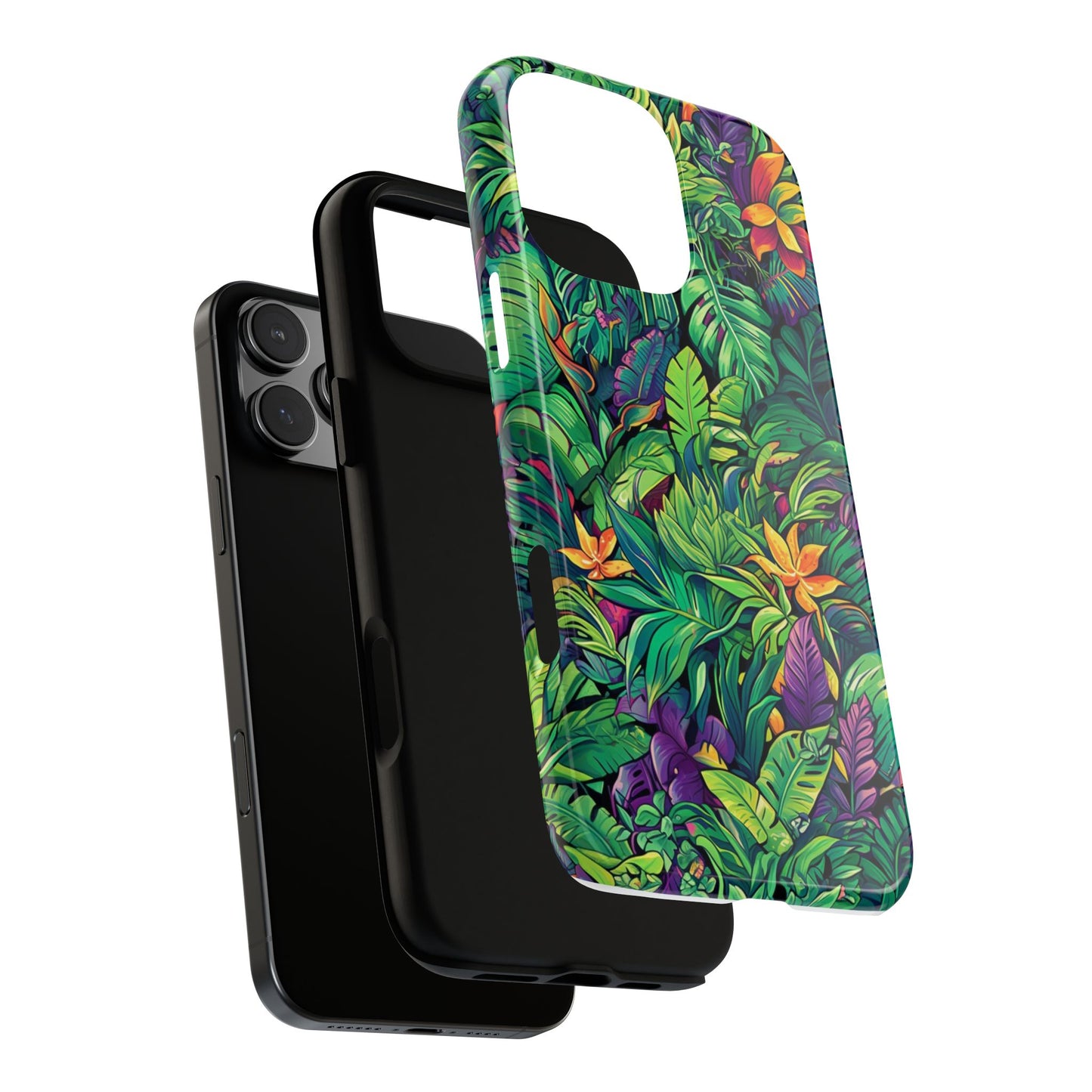 Tropical Jungle Phone Case — Vibrant Botanical Protective Cover