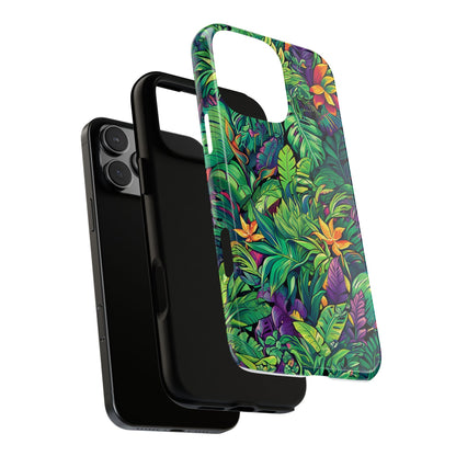 Tropical Jungle Phone Case — Vibrant Botanical Protective Cover