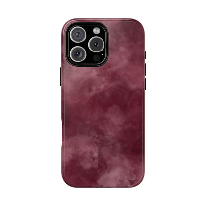 Burgundy Marble Protective Phone Case — Tough Cases