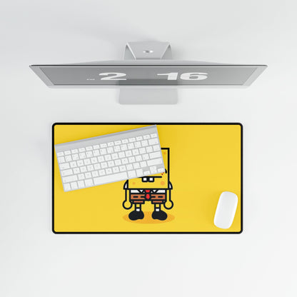 Sponge Character Desk Mat - Yellow Cartoon Gaming Mouse Pad