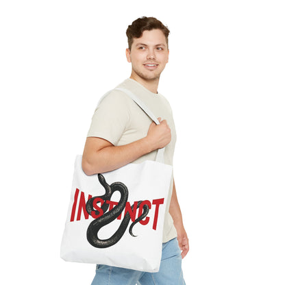 Tote Bag — "Instinct" Snake Graphic Tote (AOP)