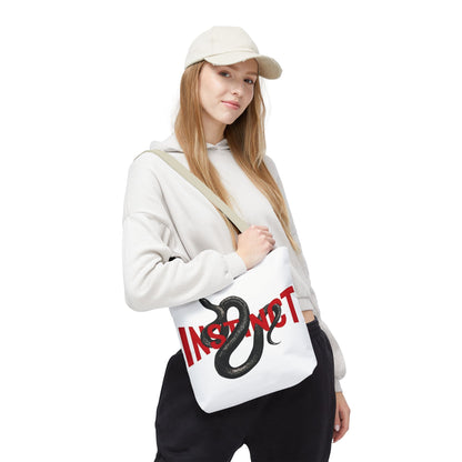 Tote Bag — "Instinct" Snake Graphic Tote (AOP)